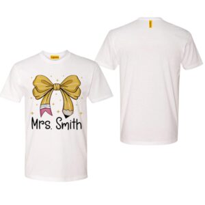 Mrs. Smith Shirt, Back to School Coquette, Pencil Coquette, Retro Teacher Shirt, Dream Team, Kindegarten Back to School, Pre-k 1st/2nd/3rd Grade Sublimation Designs
