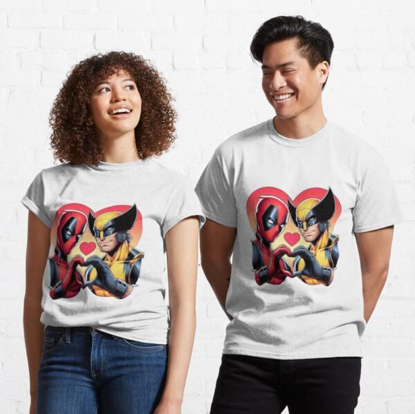 Deadpoool 3 T-Shirt, Deadpoool & Wolverine Movie, Deadpoool 3 Movie, Ryan Reynolds Hugh Jackman, Superhero X-Men, Street Life Style, Teen Style - Image 4