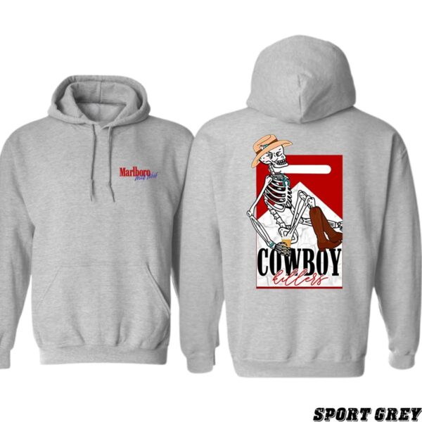 Marlboro Hoodie, Cowboy Killers Skeleton Design, Ideal for Casual Wear, Comfortable and Stylish, Gift for Men, Gift for Women, Gift for You , Hoodie Design - Image 7