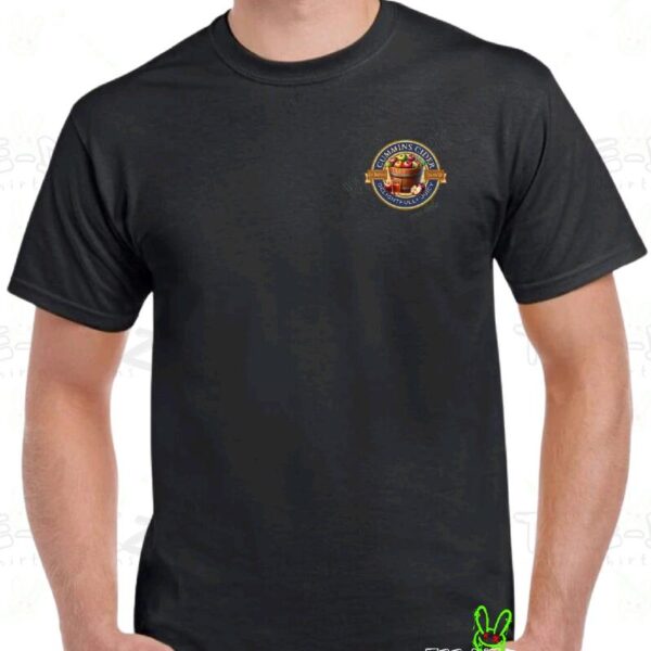 Cummins Cider - men's funny T-shirt- Menswear Casual Crewneck - Image 4
