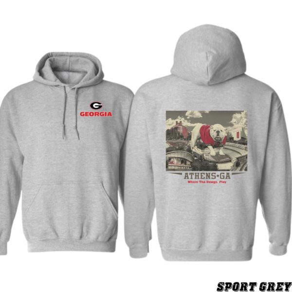 Georgia Bulldogs Hoodie, Iconic Athens Design, Perfect for UGA Fans, Ideal for Game Day Wear, Comfortable and Cozy, Unisex Hoodie for Men and Women , Hoodie Design - Image 3