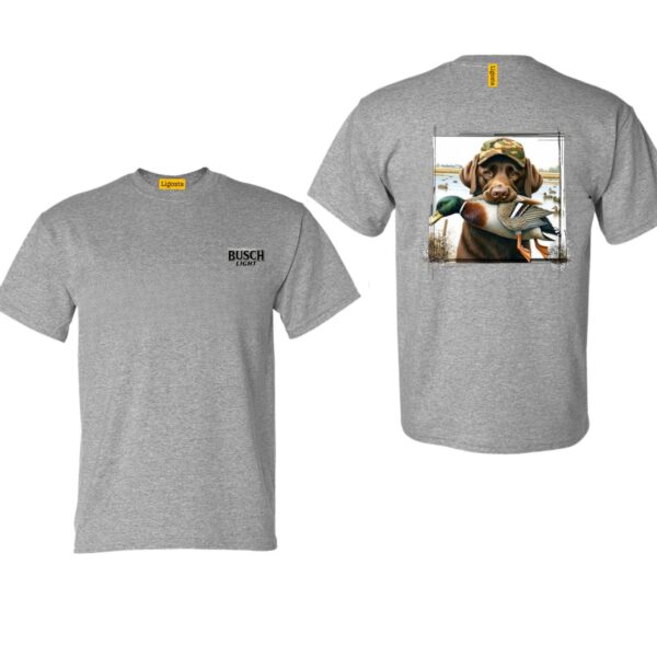 Busch LLight Hunting Dog TShirt, TShirts for Country Girls, Labrador Retriever and Duck Design, Country Living Sweatshirt, Duck Hunting Apparel Wo, TShirt Design, Street Life Style - Image 4