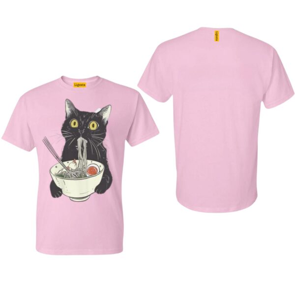 Ramen Cat T-Shirt, Cat Lover Gift, Kawaii Shirt, Alt Clothing, Anime Cat T-Shirt, Japanese Shirt, Foodies Shirt, Ramen Lover, Kitty Tee - Image 5