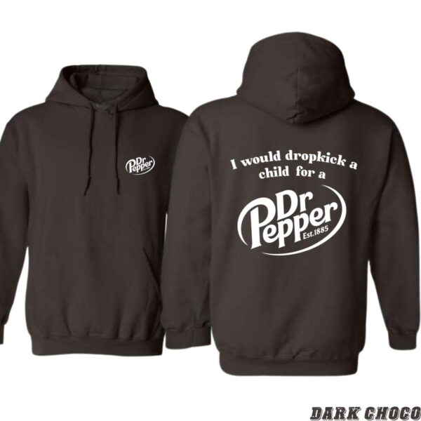 Dr Pepper Hoodie Graphic Dark Heather Hoodie Perfect for Dr Pepper Lovers Cozy and Stylish Ideal for Casual Wear Makes a Fun Gift for Soda Enthusiasts , Winter Fashion - Image 5