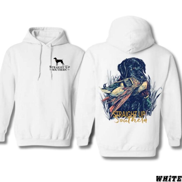 Straight Up Southern Hoodie, Hunting Dog Graphic, Hoodies for Country Girls, Outdoor Adventure Apparel, Rustic Country Style Sweatshirt Wo, Street Life Style - Image 4