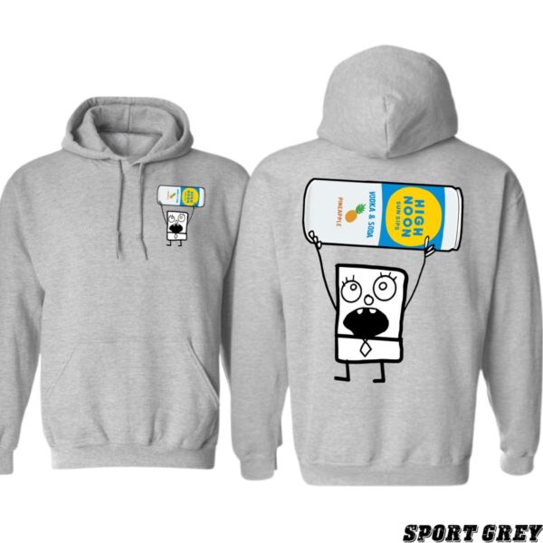 High Noon Hoodie, Fun Cartoon Character Design, Perfect for Vodka & Soda Fans, Ideal for Casual Outings, Cozy and Humorous, Unisex Hoodie for Men and Women , Winter Fashion - Image 3