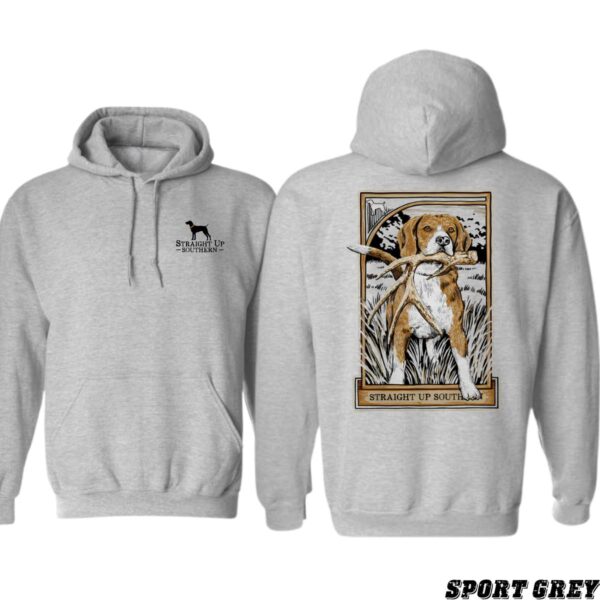 Straight Up Southern Hoodie, Hunting Dog Design Shirt, Trendy Hoodie for Men and Women , Hoodie Design - Image 6