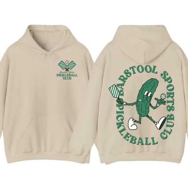 BarstooI PicklebalI Club Hoodie, For You, For Men, For Women Classic Menswear, Hoodie Style, Unisex Sweaters, Street Life Style - Image 6