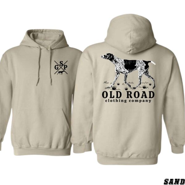 Old Road Clothing Company GSP Dog Design, Casual Wear Hoodie, Classic and Outdoor Style , Hoodie Design - Image 8
