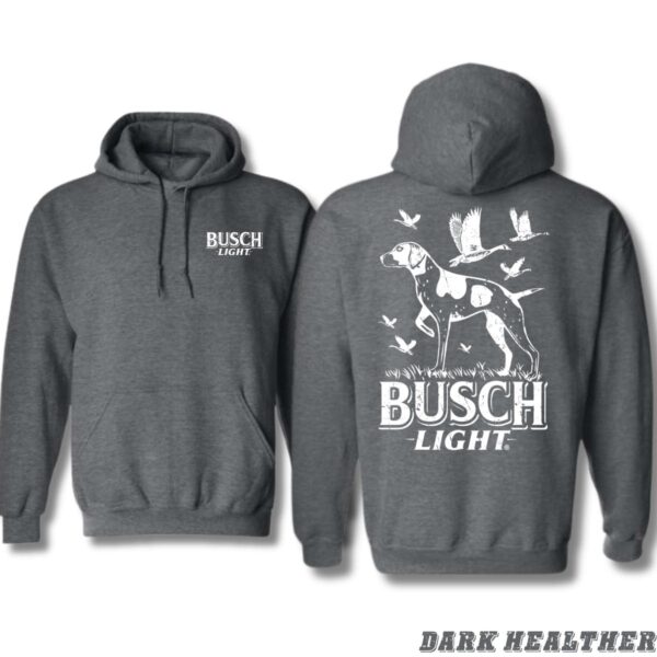 Busch Light Hoodie, Hunting Dog Design, Classic and Comfortable, Perfect for Outdoor Enthusiasts, Menswear Sweaters, Street Life Style - Image 5