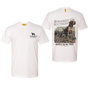 Straight Up Southern Shirt, Bold Hunting Dog Design, Perfect for Outdoor Enthusiasts, Ideal for Cool Weather, Comfortable and Rugged, Unisex Shirt for Men and Women Menswear
