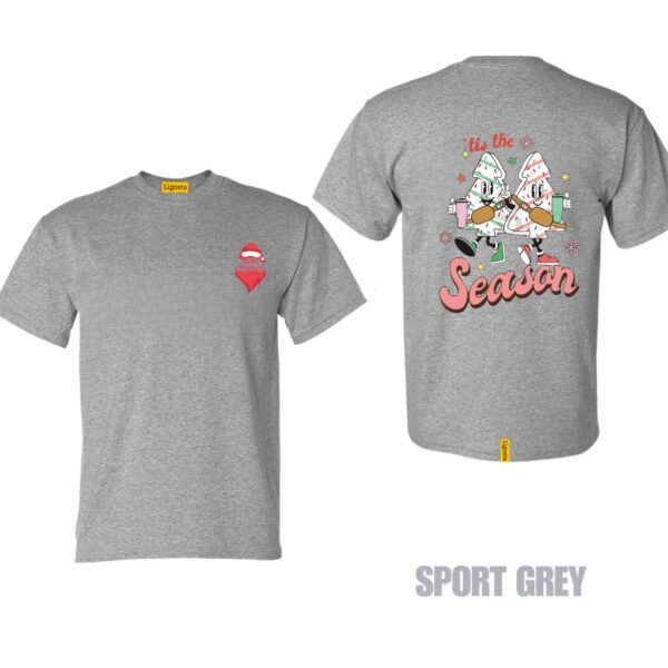 Ligosta Festive Cheers Collection T-Shirt, Unisex T-Shirt Featuring Holiday Drinks Design, Perfect For Party Lovers 09 - Image 5