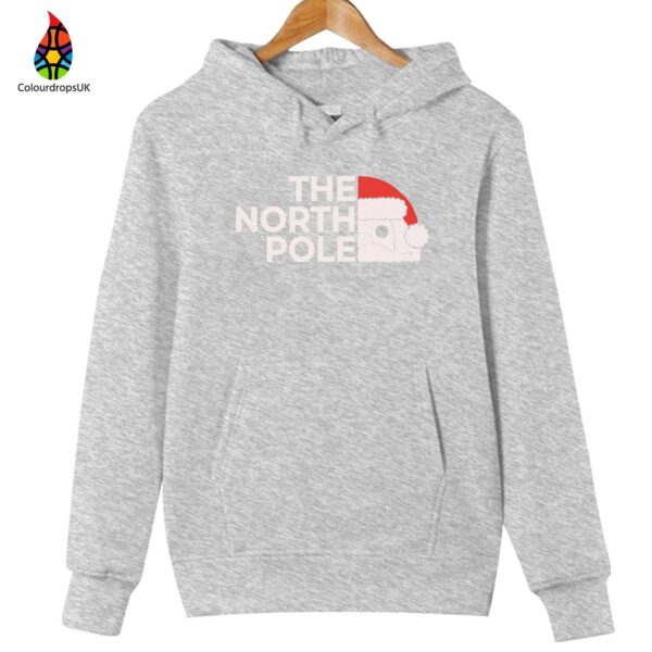 The North Pole Hoodie, Merry Christmas, Xmas Santa Elf Christmas, Youth Hoodies, Santa Hoodie - Image 7