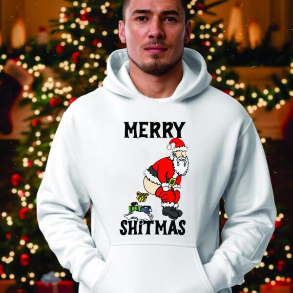 Merry Christmas Hoodie, Funny Christmas Top-Christmas Gift Hoodie,  Xmas Party Hoodie, Santa Gift Hoodie - Image 2