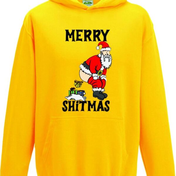 Merry Christmas Hoodie, Funny Christmas Top-Christmas Gift Hoodie,  Xmas Party Hoodie, Santa Gift Hoodie - Image 4