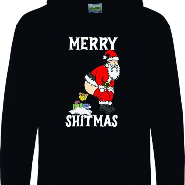 Merry Christmas Hoodie, Funny Christmas Top-Christmas Gift Hoodie,  Xmas Party Hoodie, Santa Gift Hoodie - Image 5