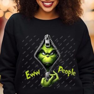 Grinch, Ew People Greenmas Christmas Png, Christmas Png, Christmas Movies Friends Png, 90’s Movie Png 2