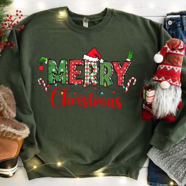 Merry Christmas Hoodie, Funny Merry Christmas Hoodie, Christmas Season - Image 6