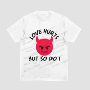 Love Hurts Little Devil Energy devil emoji tshirt design png