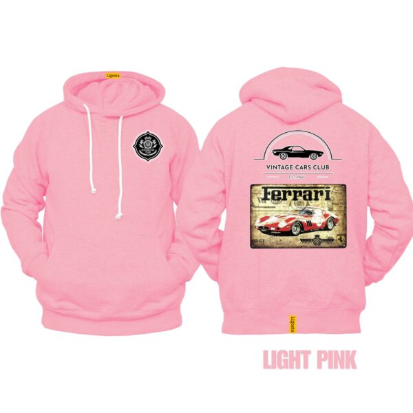 Ligosta Vintage, Cars Club Hoodie, Unisex Hoodie Featuring Ferrari 250 GTO Graphic, Perfect For Sports Car Enthusiasts 22 - Image 4