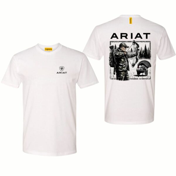 Ariat TShirt, Trump Turkey Hunting, Trump Bow Hunting Sublimation, Trump 2024, America Great Again - Image 4
