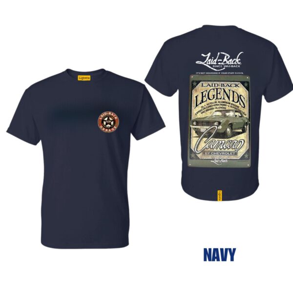 Ligosta Vintage, Laid-Back T-Shirt, Unisex T-Shirt Featuring Camaro Legends Graphic, Perfect For Muscle Car Fans 25 - Image 2