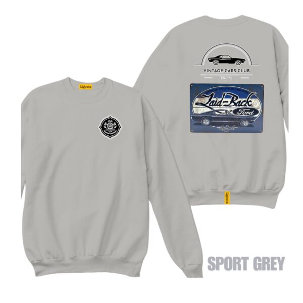 Ligosta Vintage, Cars Club Collection Sweatshirt, Unisex Sweatshirt Featuring Laid-Back Ford Graphic, Perfect For Retro Car Enthusiasts 07 - Image 5