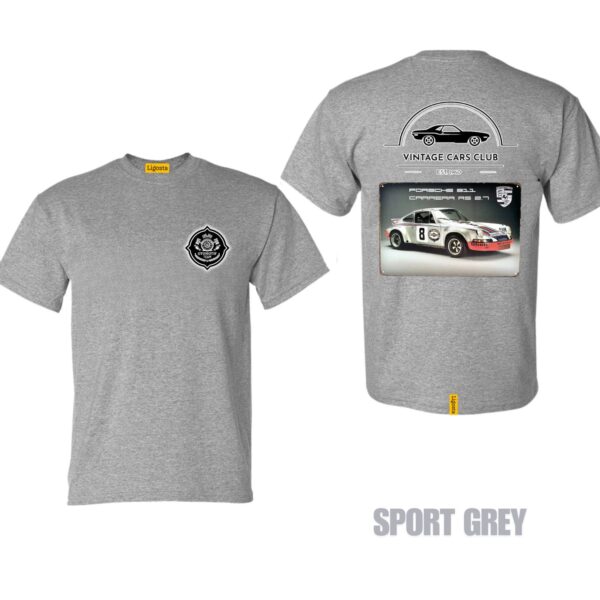 Ligosta Vintage, Cars Club Collection T-Shirt, Unisex T-Shirt Featuring Porsche 911 Carrera RS Graphic, Perfect For Racing Car Fans 08 - Image 5