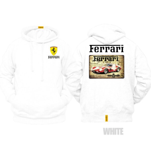 Ligosta Vintage, Cars Club Hoodie, Unisex Hoodie Featuring Ferrari 250 GTO Graphic, Perfect For Sports Car Fans 21 - Image 3