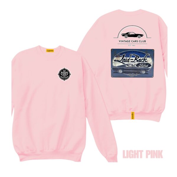 Ligosta Vintage, Cars Club Collection Sweatshirt, Unisex Sweatshirt Featuring Laid-Back Ford Graphic, Perfect For Retro Car Enthusiasts 07 - Image 4