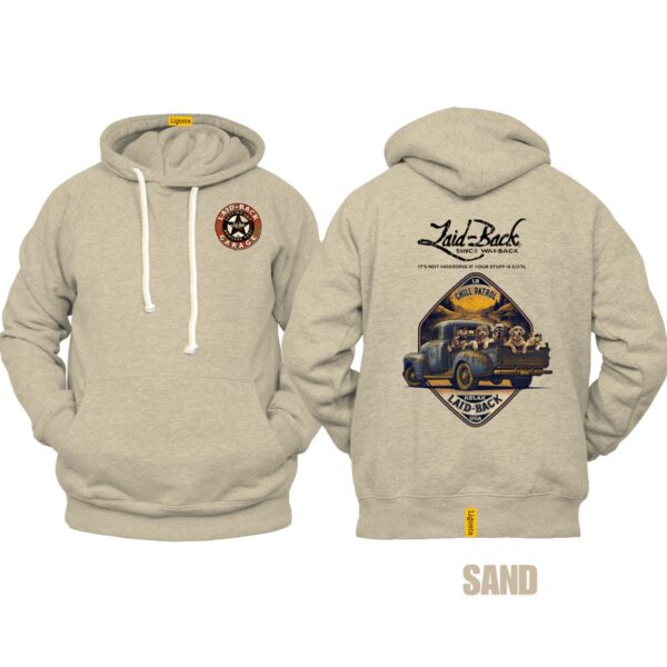 Ligosta Vintage, Laid-Back Hoodie, Unisex Hoodie Featuring Chill Patrol Truck Graphic, Perfect For Retro Truck Fans 24 - Image 6