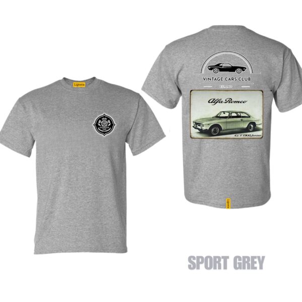 Ligosta Vintage, Cars Club T-Shirt, Unisex T-Shirt Featuring Alfa Romeo GT 1300 Graphic, Perfect For Classic Car Lovers 15 - Image 5