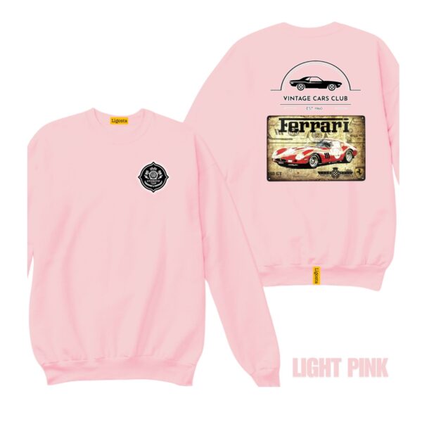 Ligosta Vintage, Cars Club Sweatshirt, Unisex Sweatshirt Featuring Ferrari 250 GTO Graphic, Perfect For Classic Car Fans 23 - Image 4