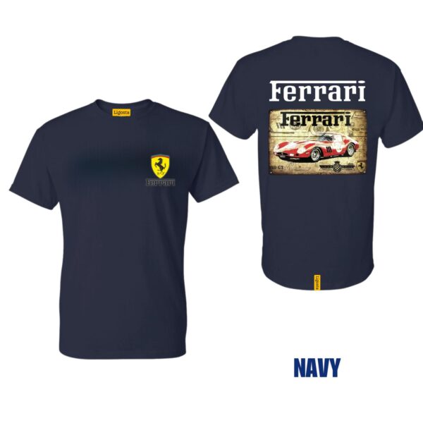 Ligosta Vintage, Cars Club T-Shirt, Unisex T-Shirt Featuring Ferrari 250 GTO Graphic, Perfect For Sports Car Fans 21 - Image 2