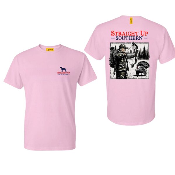 Straight Up Southern TShirt, Trump Turkey Hunting, Trump Bow Hunting Sublimation, Trump 2024, America Great Again - Image 5