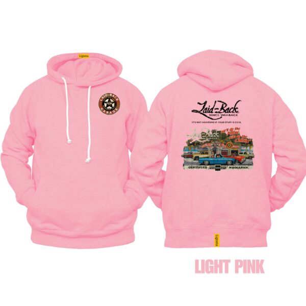 Ligosta Vintage, Laid-Back Hoodie, Unisex Hoodie Featuring Certified Chevy Mechanics Graphic, Perfect For Classic Truck Fans 28 - Image 4