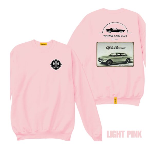 Ligosta Vintage, Cars Club Sweatshirt, Unisex Sweatshirt Featuring Alfa Romeo GT 1300 Graphic, Perfect For Classic Car Lovers 15 - Image 4