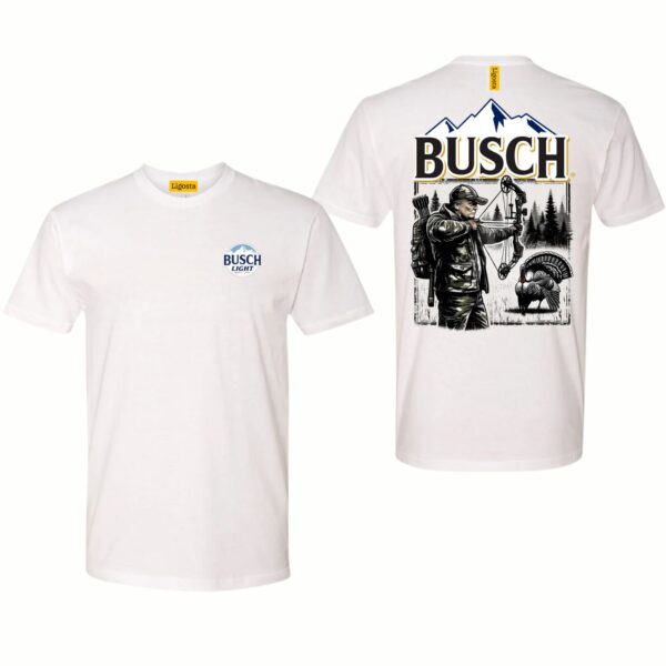 Busch Light TShirt, Trump Turkey Hunting, Trump Bow Hunting Sublimation, Trump 2024, America Great Again - Image 3