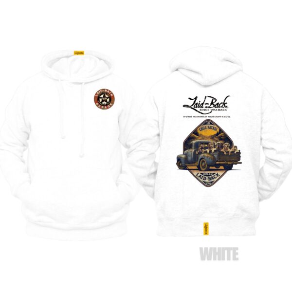 Ligosta Vintage, Laid-Back Hoodie, Unisex Hoodie Featuring Chill Patrol Truck Graphic, Perfect For Retro Truck Fans 24 - Image 3