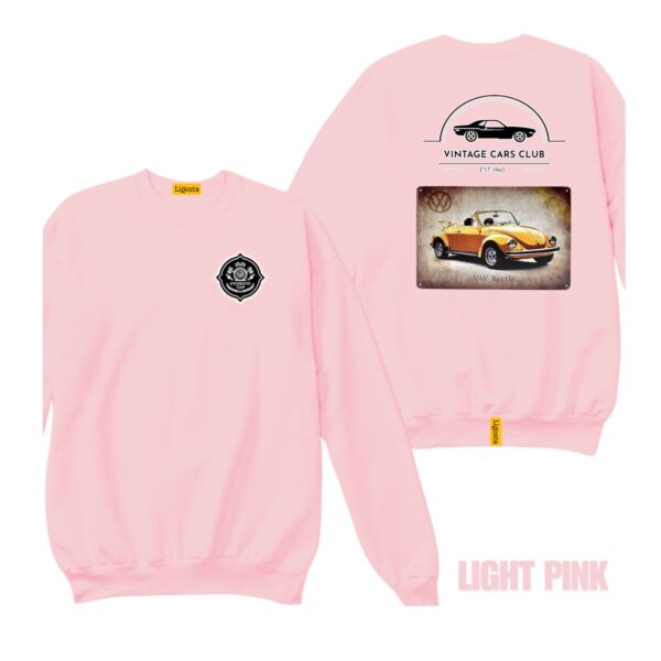 Ligosta Vintage, Cars Club Collection Sweatshirt, Unisex Sweatshirt Featuring VW Beetle Graphic, Perfect For Classic Car Lovers 09 - Image 4