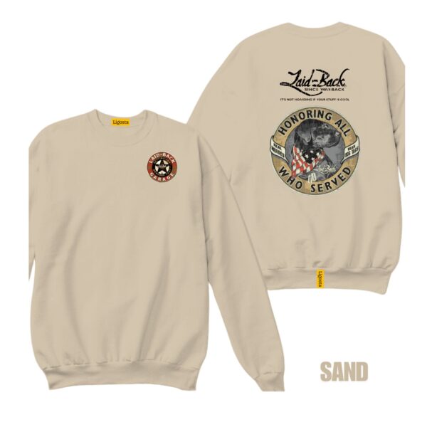Ligosta Vintage, Cars Club Sweatshirt, Unisex Sweatshirt Featuring Honoring All Who Served Graphic, Perfect For Patriotic Fans 26 - Image 6