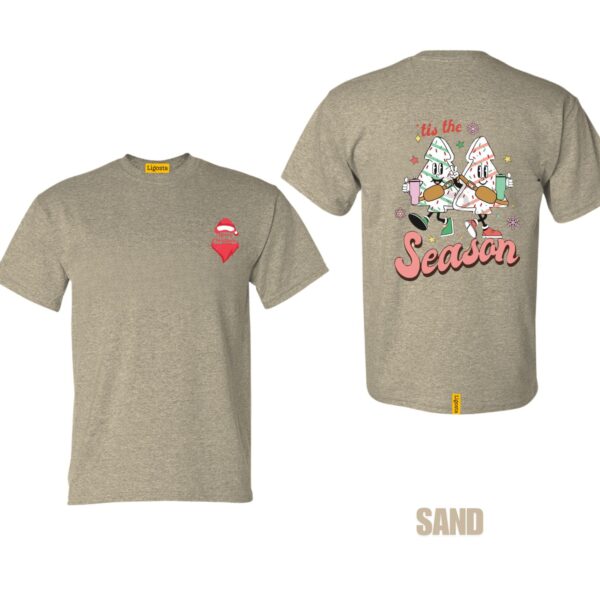 Ligosta Festive Cheers Collection T-Shirt, Unisex T-Shirt Featuring Holiday Drinks Design, Perfect For Party Lovers 09 - Image 6
