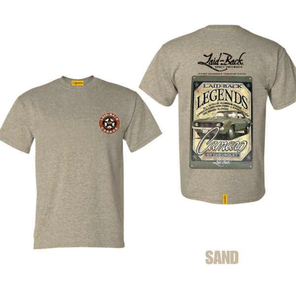 Ligosta Vintage, Laid-Back T-Shirt, Unisex T-Shirt Featuring Camaro Legends Graphic, Perfect For Muscle Car Fans 25 - Image 6