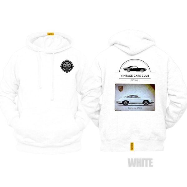 Ligosta Vintage, Cars Club Collection Hoodie, Unisex Hoodie Featuring Porsche 356B Graphic, Perfect For Classic Car Lovers 02 - Image 3