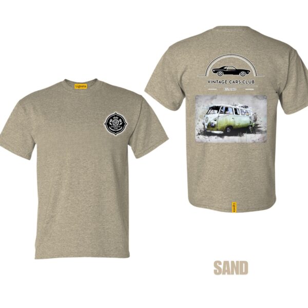 Ligosta Vintage, Cars Club T-Shirt, Unisex T-Shirt Featuring VW Green Camper Van Graphic, Perfect For Retro Van Enthusiasts 19 - Image 6