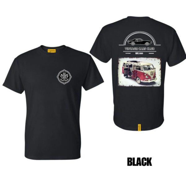 Ligosta Vintage, Cars Club T-Shirt, Unisex T-Shirt Featuring VW Camper Van Graphic, Perfect For Retro Van Lovers 18