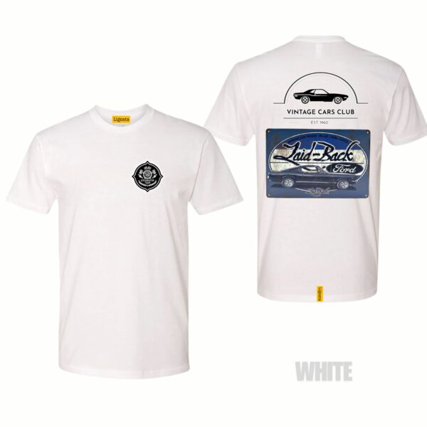 Ligosta Vintage, Cars Club Collection T-Shirt, Unisex T-Shirt Featuring Laid-Back Ford Graphic, Perfect For Retro Car Enthusiasts 07 - Image 3