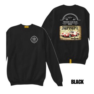 Ligosta Vintage, Cars Club Sweatshirt, Unisex Sweatshirt Featuring Ferrari 250 GTO Graphic, Perfect For Sports Car Enthusiasts 22