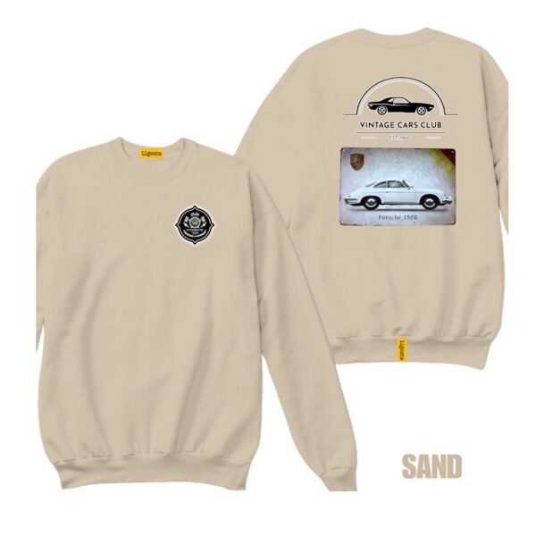 Ligosta Vintage, Cars Club Collection Sweatshirt, Unisex Sweatshirt Featuring Porsche 356B Graphic, Perfect For Classic Car Lovers 02 - Image 6