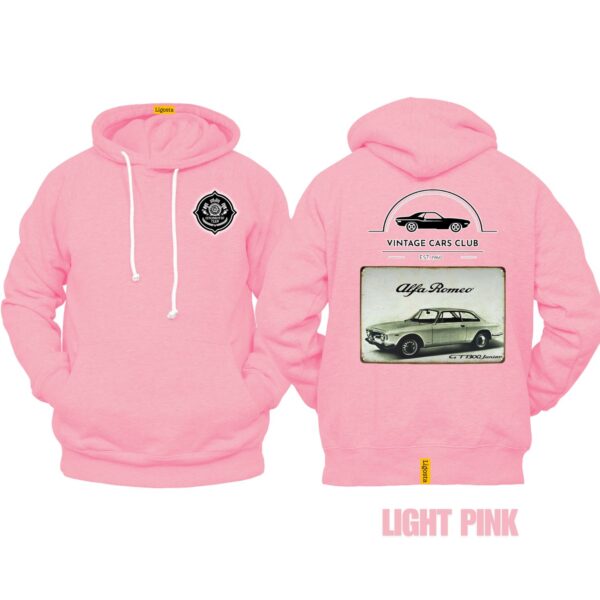 Ligosta Vintage, Cars Club Hoodie, Unisex Hoodie Featuring Alfa Romeo GT 1300 Graphic, Perfect For Classic Car Lovers 15 - Image 4